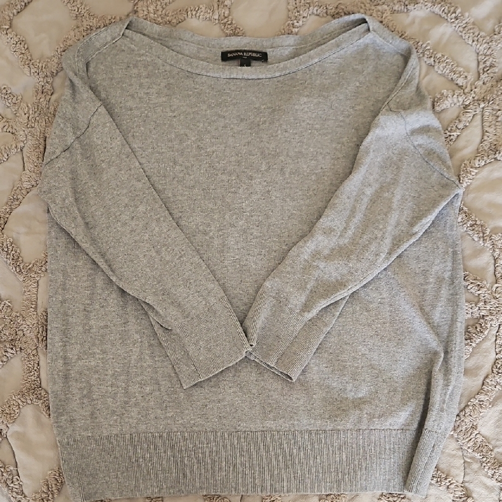 Banana Republic Light Gray Women's Sweater